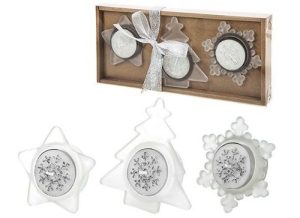 6 PCS TEALIGHT CANDLE AND HOLDER SET