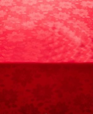 POINSETTIA EMBOSSED TABLE COVER 132CM X 178CM