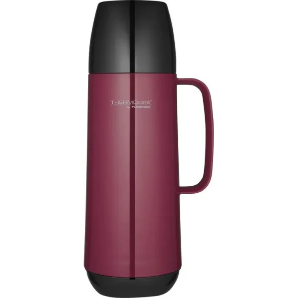 THERMOS VACCUM FLASK CHALLENGER ISULATED BOTTLE RED 1 LITRE