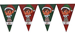 20FT ELF DESIGN TRIANGULAR BUNTING