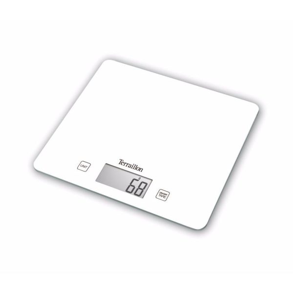 HANSON WHITE TERRAILLON SLIM GLASS ELECTRONIC SCALE 5KG T1040