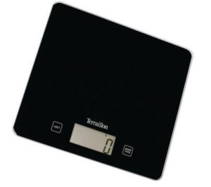 HANSON BLACK TERRAILLON SLIM GLASS ELECTRONIC SCALE 5KG