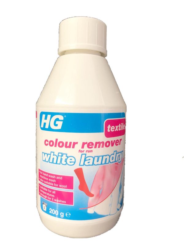 HG COLOUR REMOVER FOR RUN WHITE LAUNDRY 200G