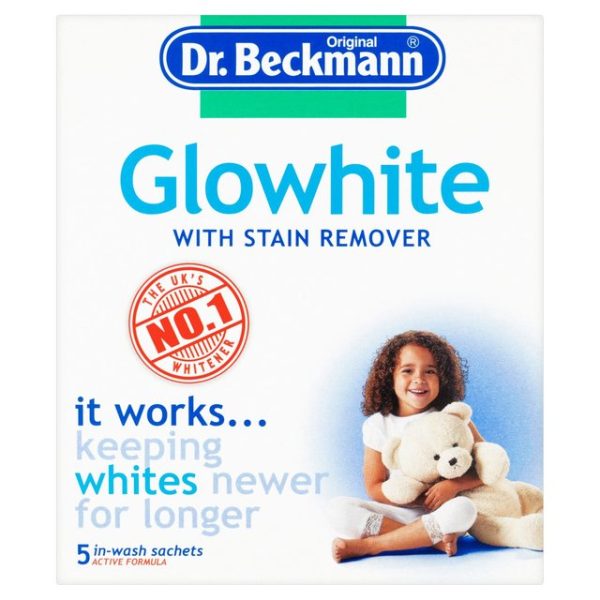 DR BECKMANN GLOWHITE WITH STAIN REMOVER 3 SACHETS X 40GM