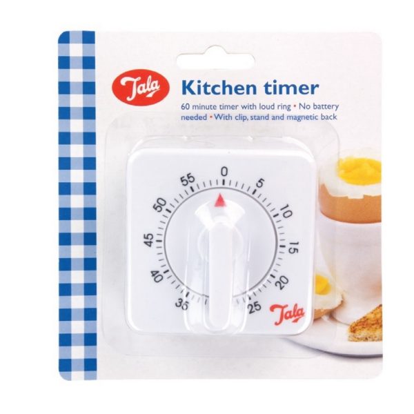 TALA WHITE 60 MINUTE KITCHEN TIMER WITH LOUD RING