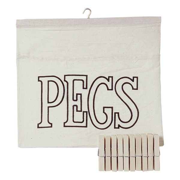 CHEF AID COTTON PEG BAG