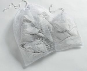 H & L RUSSEL WASH BAGS FOR LINGERIE LARGE AND SMALL SET OF 2