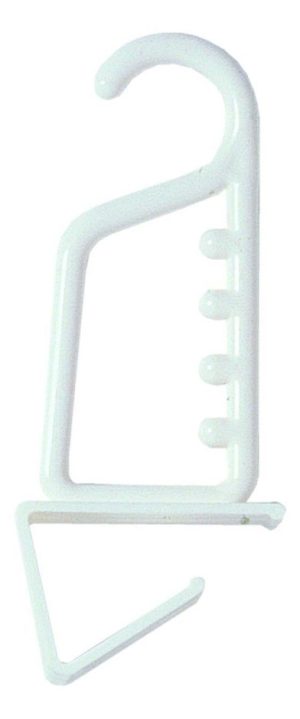 CHEF AID WHITE PLASTIC OVER DOOR HANGER