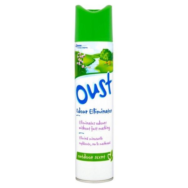 OUST ODOUR ELIMINATOR OUTDOOR SCENT AEROSOL 300ML