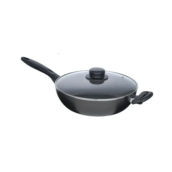 THE CHEFS CHOICE 3MM NON STICK FRY PAN 26CM WITH LID