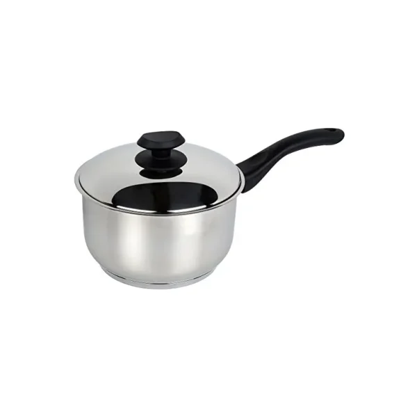 THE SAPPHIRE COLLECTION 18CM / 7" POLISHED SAUCE PAN WITH LID