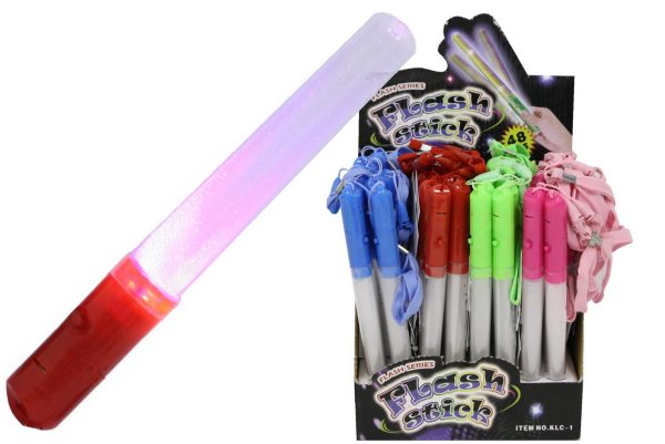 MINI GLITTER LIGHT UP FLASH STICKS WAND