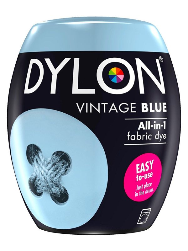 DYLON ALL IN ONE FABRIC MACHINE DYE POD 350G - VINTAGE BLUE NO. 6