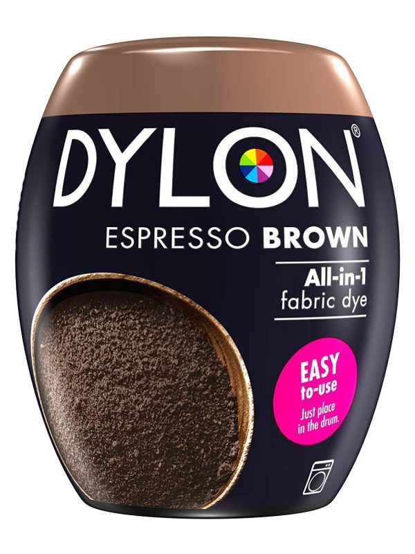 DYLON ALL IN ONE FABRIC MACHINE DYE POD 350G - ESPRESSO BROWN NO. 11