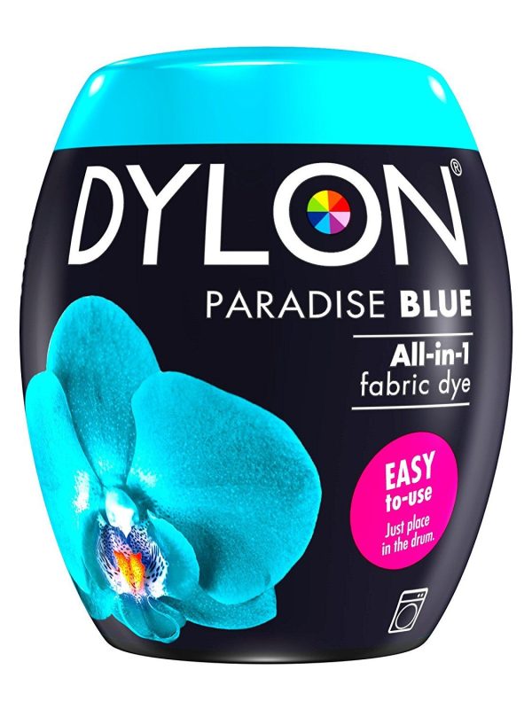 DYLON ALL IN ONE FABRIC MACHINE DYE POD 350G - PARADISE BLUE NO. 21