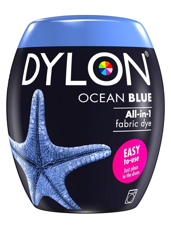 DYLON ALL IN ONE FABRIC MACHINE DYE POD 350G - OCEAN BLUE NO. 26