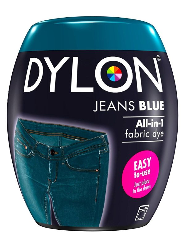 DYLON ALL IN ONE FABRIC MACHINE DYE POD 350G - JEANS BLUE NO. 41