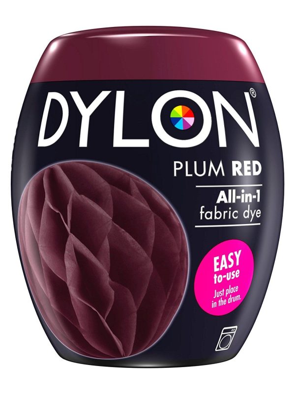 DYLON ALL IN ONE FABRIC MACHINE DYE POD 350G - PLUM RED NO. 51