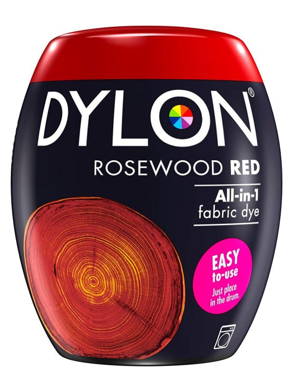 DYLON ALL IN ONE FABRIC MACHINE DYE POD 350G - ROSEWOOD RED NO. 64