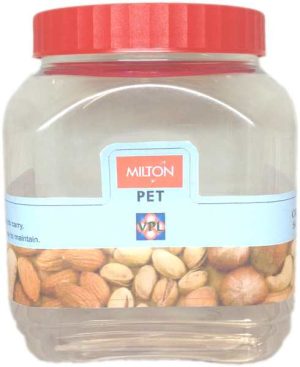 SUNPET PLASTIC FOOD STORAGE ROUND PET JAR 5000ML