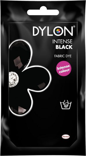 DYLON FABRIC HAND DYE 50G - VELVET / INTENS BLACK NO. 12