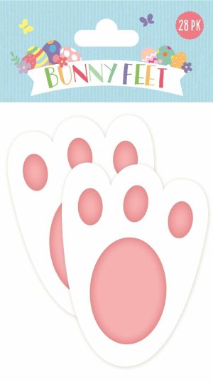 EASTER BUNNY RABBIT FEET PACKOF 28