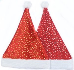 PRINTED SANTA HAT