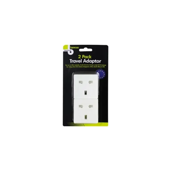 2PC TRAVEL ADAPTOR PLUGS