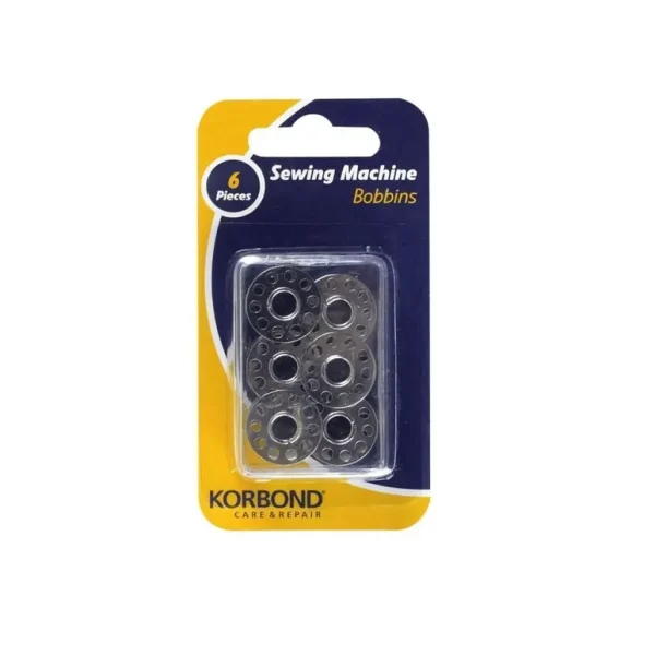 KORBOND 6 PIECE SEWING MACHINE BOBBINS