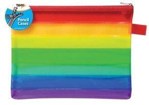 TIGER A5 RAINBOW PENCIL CASE