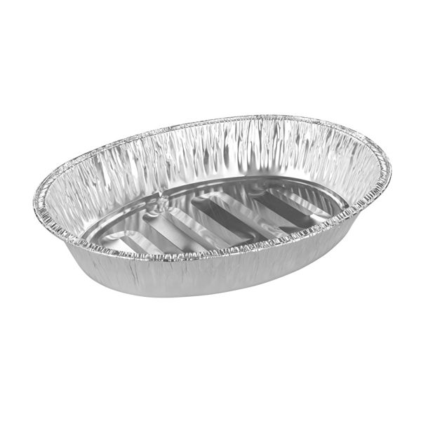 TALA OVAL ALUMINIUM FOIL ROASTING TRAY 47 X 34 X 8.5 CM