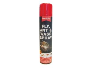 RENTOKIL FLY ANT FLEAS WASP KILLER SPRAY 300ML