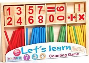 LETS LEARN WOODEN COUNTING FUN