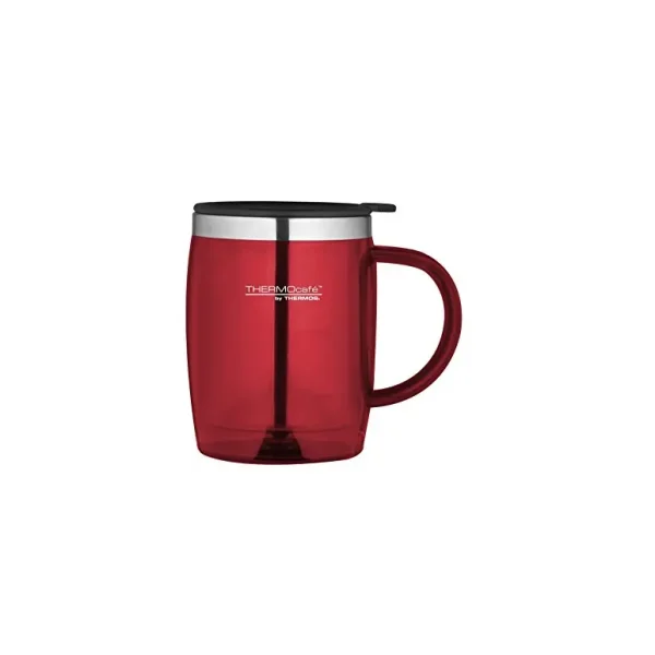 THERMO CAFE TRANSLUCENT DESK MUG 450ML RED