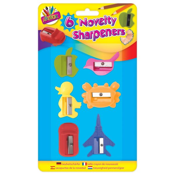 6 PARTY FUN NOVELTY SHARPENERS