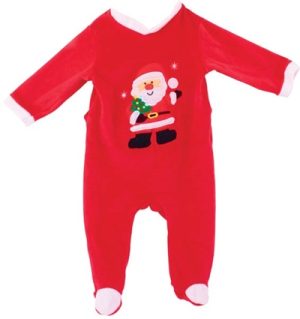 BABY'S SANTA JUMP SUIT FOR AGE 6-9 MTHS