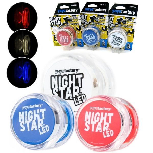 ASSORTED COLOUR FACTORY NIGHT STAR YOYO