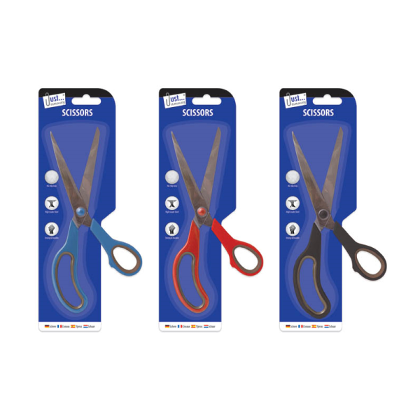 ASSORTED COLOUR SCISSORS 8.5 INCH