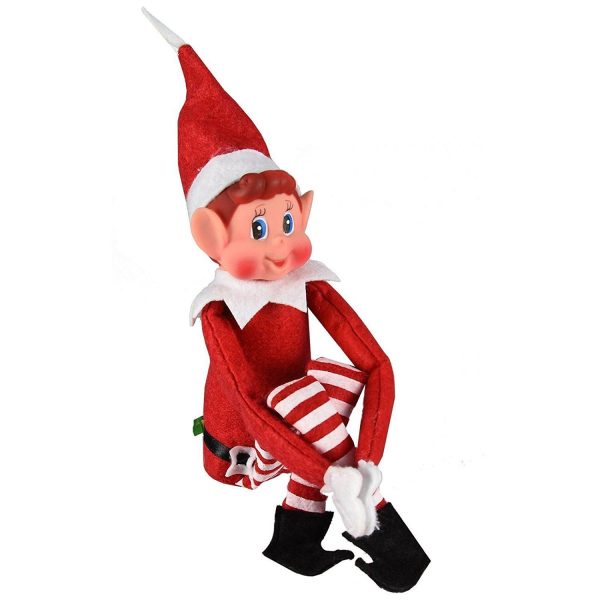 11"RED REG LONG LEG SOFT BODY VINYL FACE BOY ELF PBHC