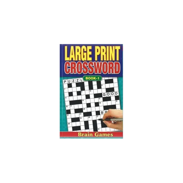 A5 LARGE PRINT CROSSWORD BOOK