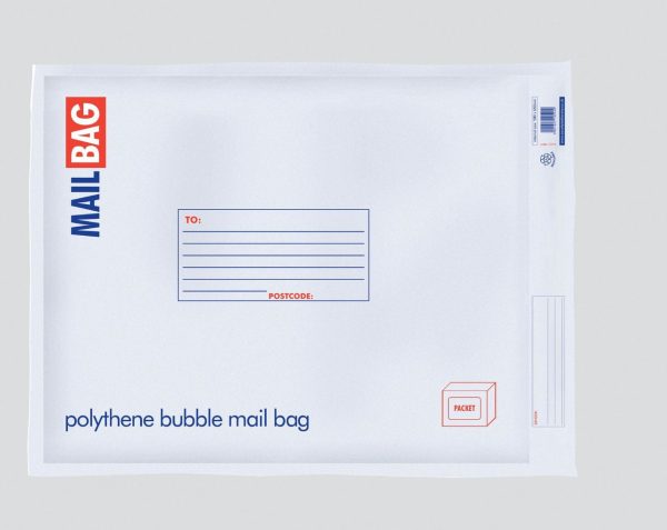 COUNTY JUMBO POLYTHENE BUBBLE BAGS 500 X 650MM PACK OF 10