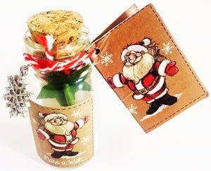 SANTA WHISHING JAR 7 X 3 CM