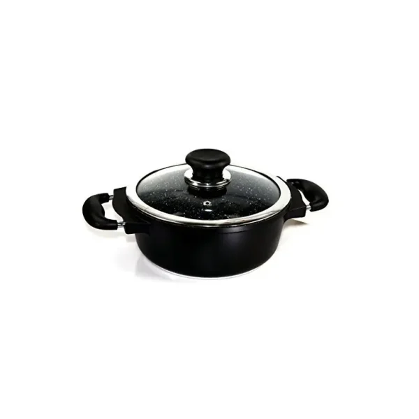 MASTERCOOK 24CM BLACK DIE CAST ALUMINIUM NON STICK SOUP POT