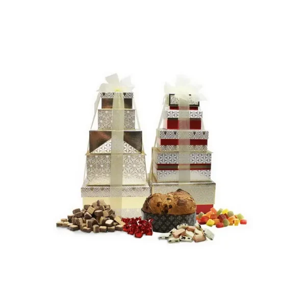 LUXURY CHRISTMAS GIFT TOWER OF TREATS