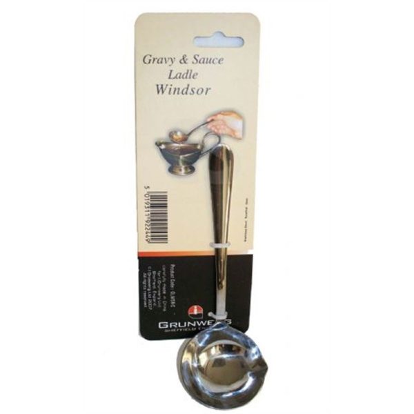 GRUNWERG WINDSOR GRAVY & SAUCE LADLE CARDED