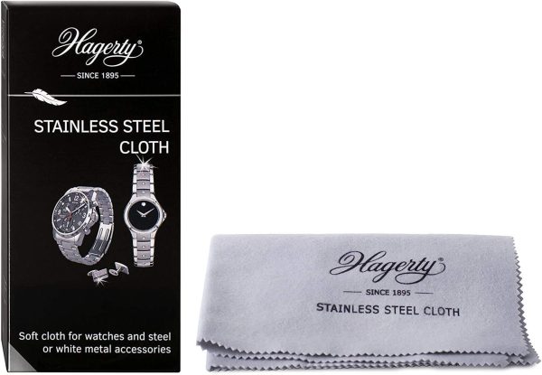 HAGERTY STAINLESS STEEL WATCH CLOTH 30 X 36 CM