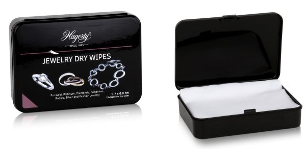 25 HAGERTY JEWELERY DISPOSABLE DRY WIPES