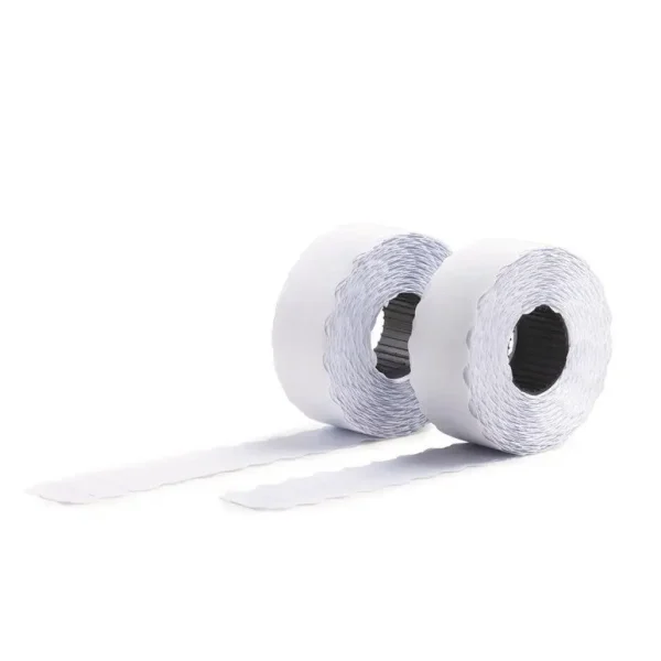 26 X 12 MM WHITE PRICE GUN PERMENT ROLL OR LABELS 30/ROLLS