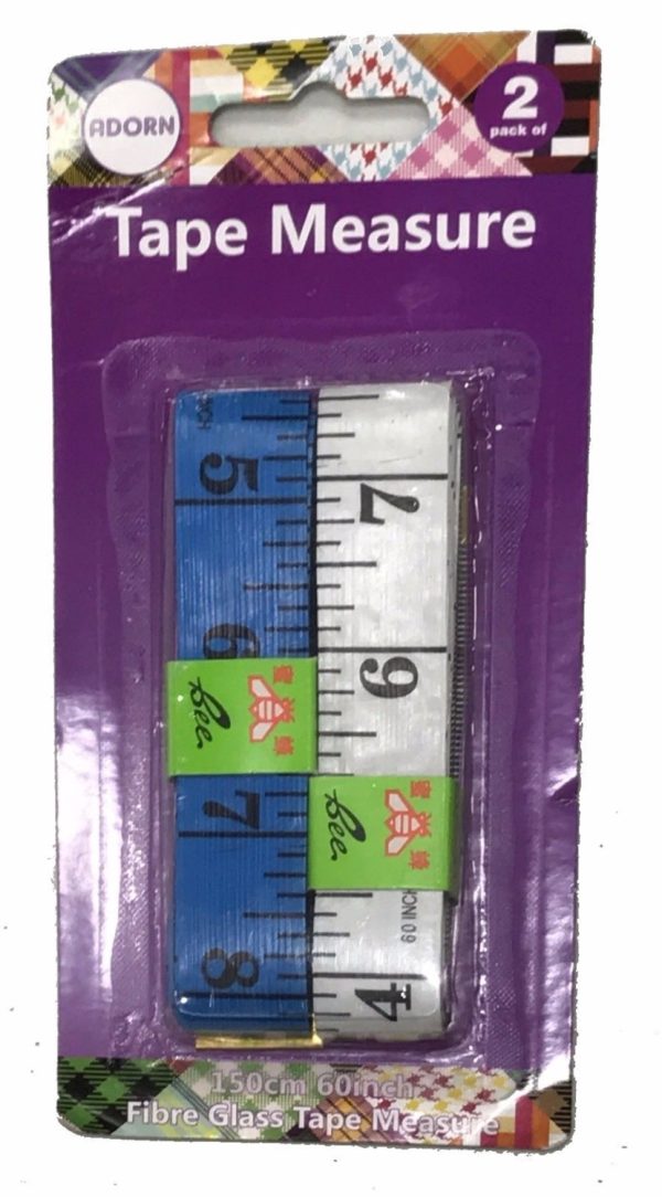 TAPE MEASURE 1.5M F PACK OF 2 PER PACK