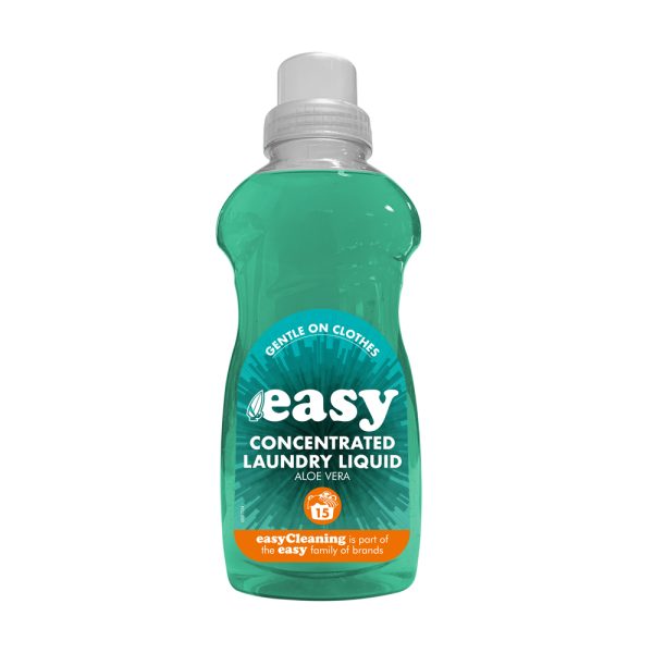 EASY ALOE VERA GENTEL LAUNDRY LIQIUD DETERGENT 750ML PACK OF 8